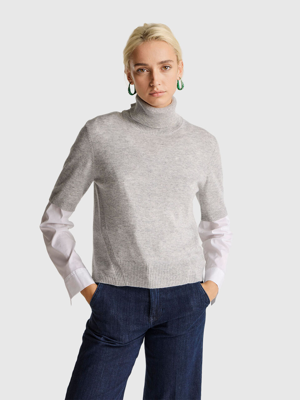 TURTLE NECK SWEATER Femme image number null