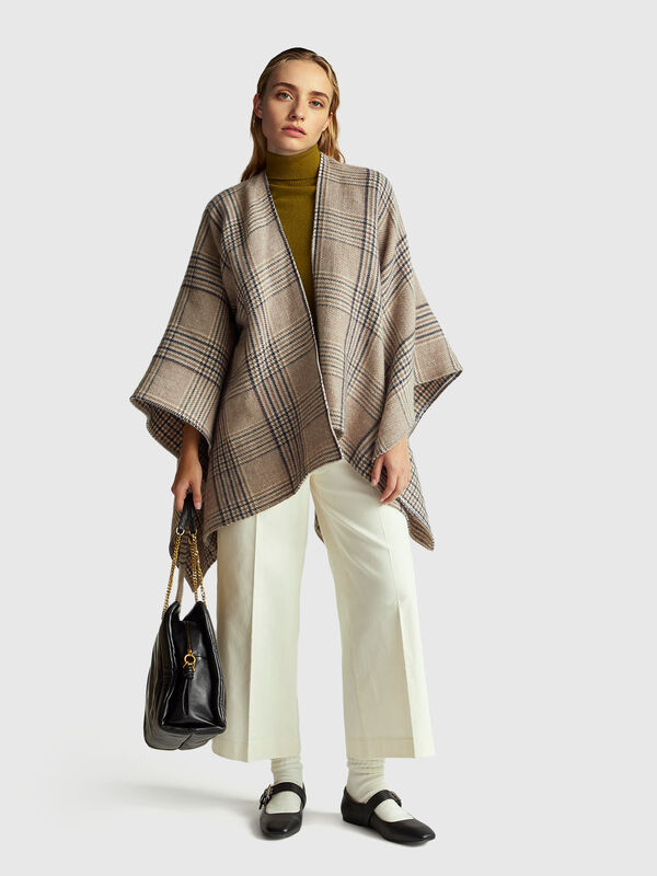 Pantalon large taille haute Femme