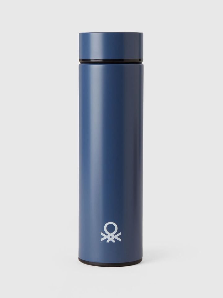 500 ml dark blue insulated water bottle