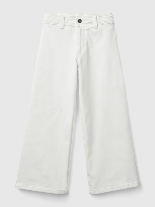 Pantalon ample en coton stretch Filles