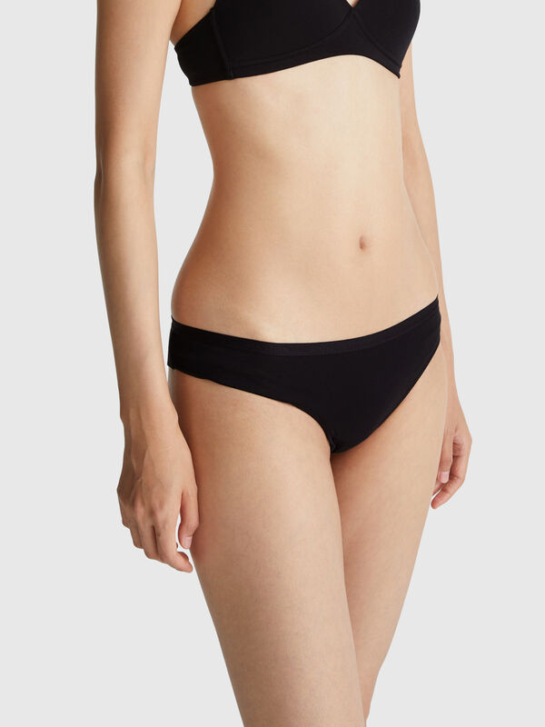 Brésilien en coton extensible Femme