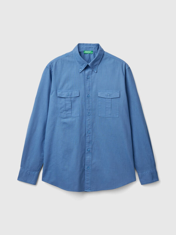 Chemise ajustée boutonnée Homme