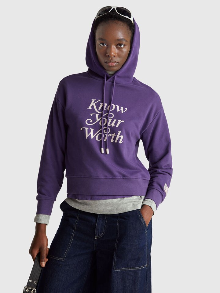 SWEATER W/HOOD Women