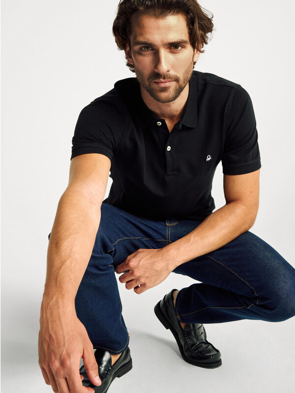 Polo coupe slim Homme