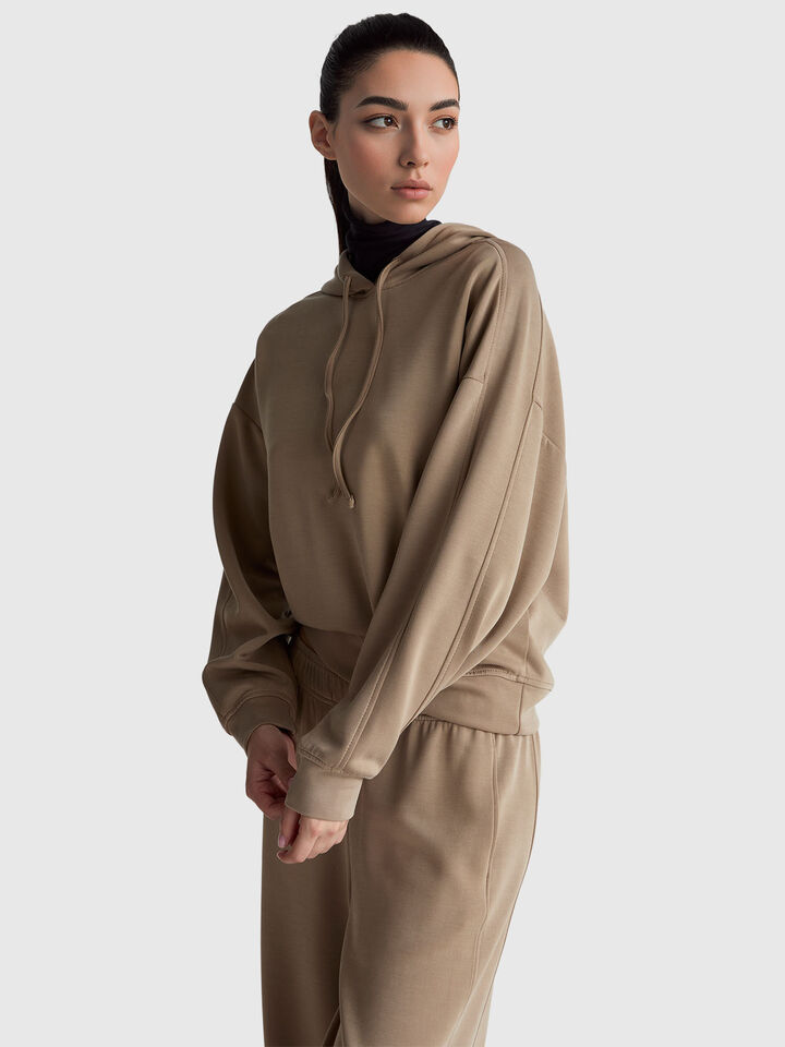 SWEATER W/HOOD Women