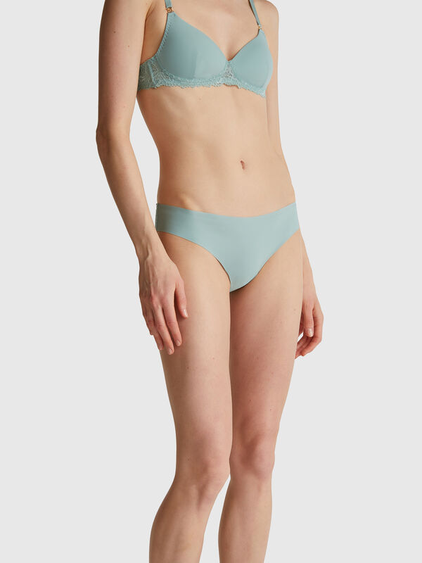 Maillot de bain brésilien extensible avec dentelle Femme