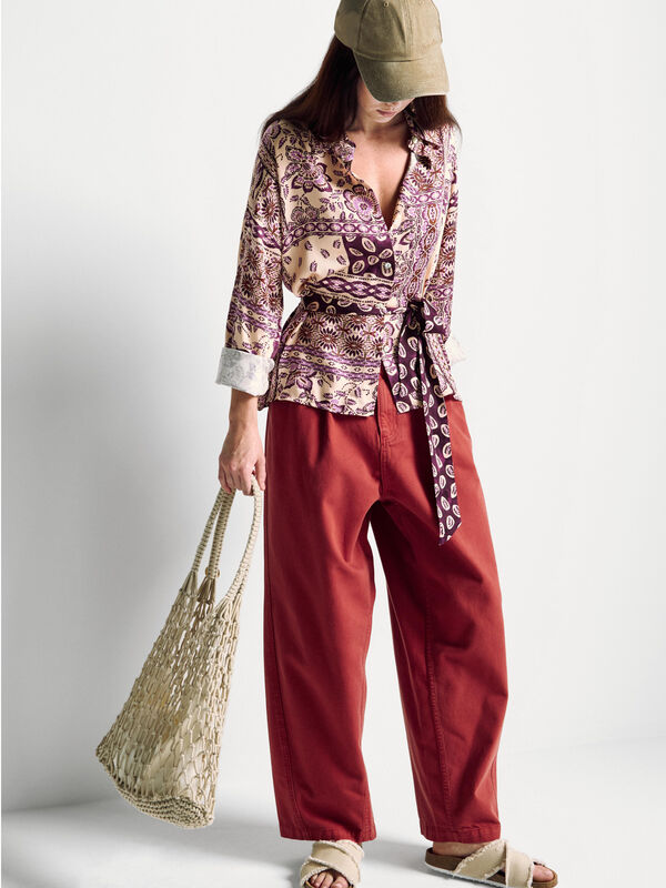 Chemise à imprimé bandana Femme