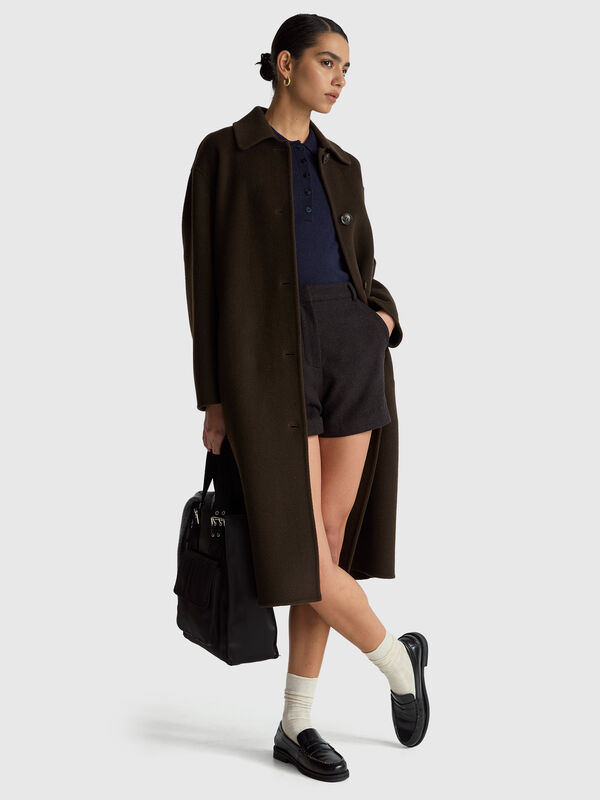 Cashmere blend knit polo Women