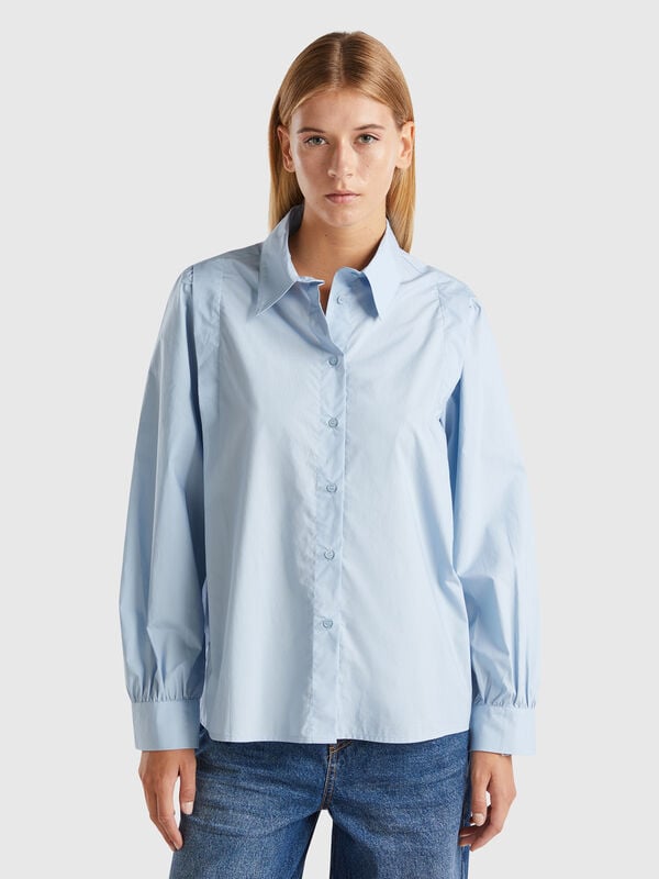 Chemise légère en pur coton Femme