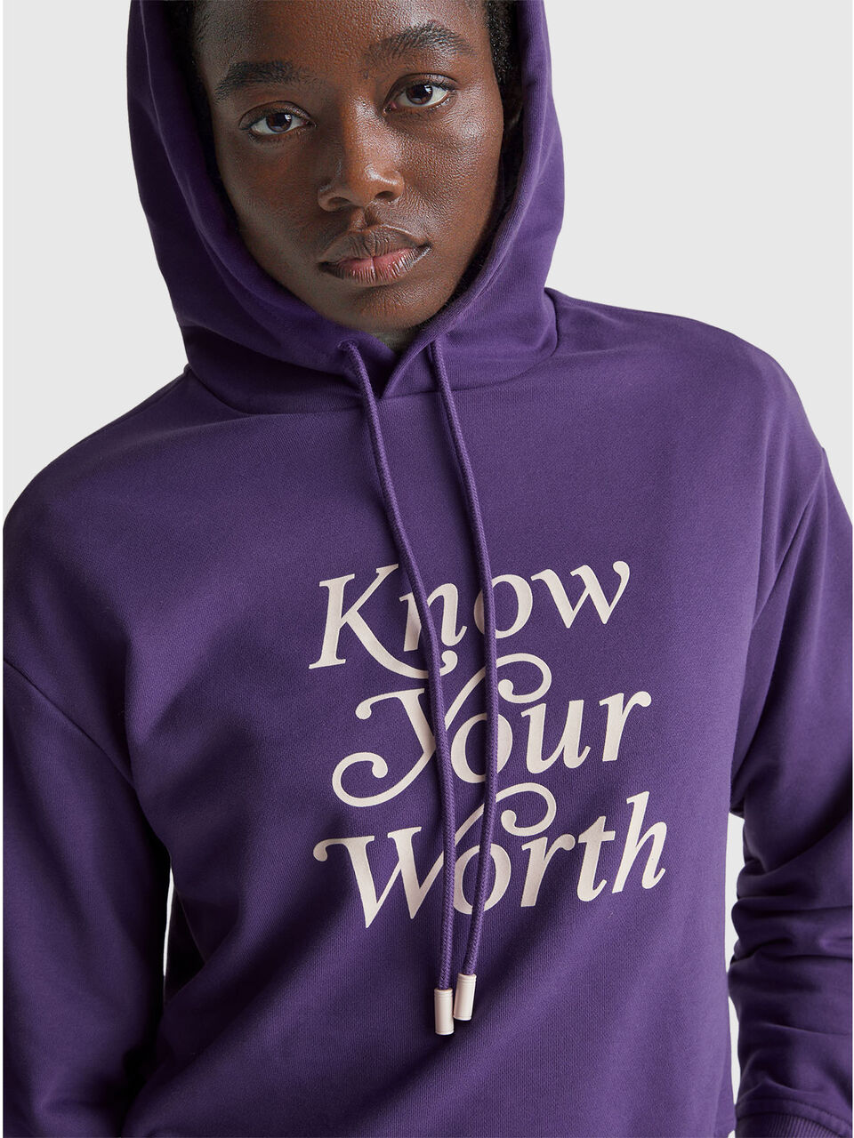 SWEATER W/HOOD Women image number null