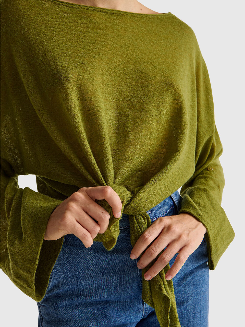 BOAT-NECK SWEAT.L/S Women image number null
