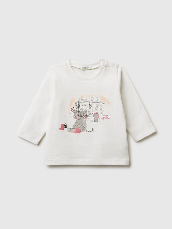 T-shirt with embossed print New Born (0-18 months)