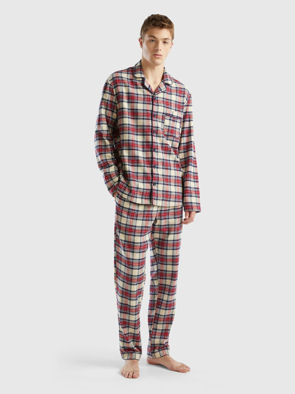 STJDM Chemise de Nuit,Plus Grande Taille Hommes Hiver Flanelle Pyjamas  Ensemble Graisse 5XL 150 kg Chaud Pyjama Costume Homme Manches Longues  épaissir