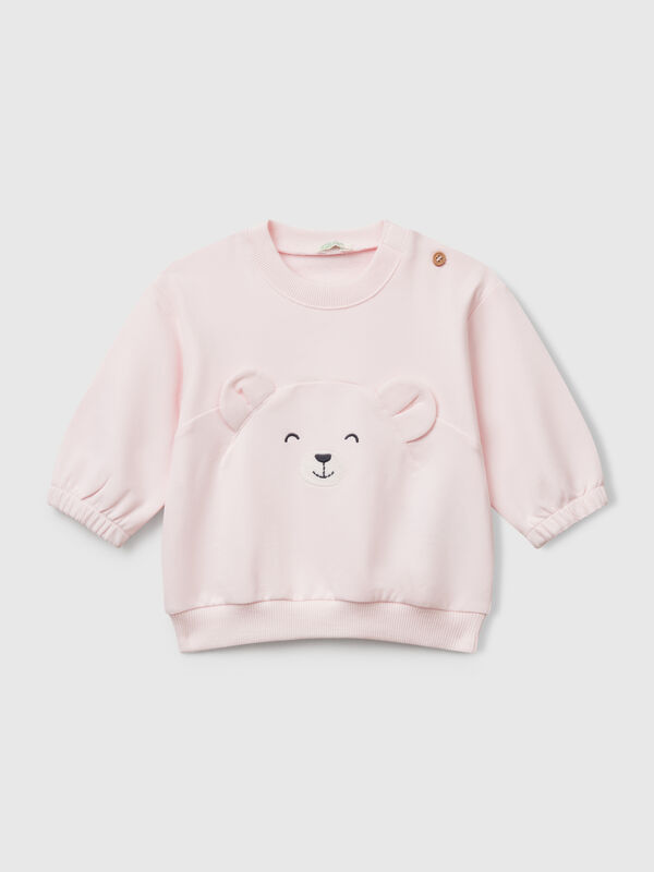 Sweat-shirt avec broderie et patch Naissancede