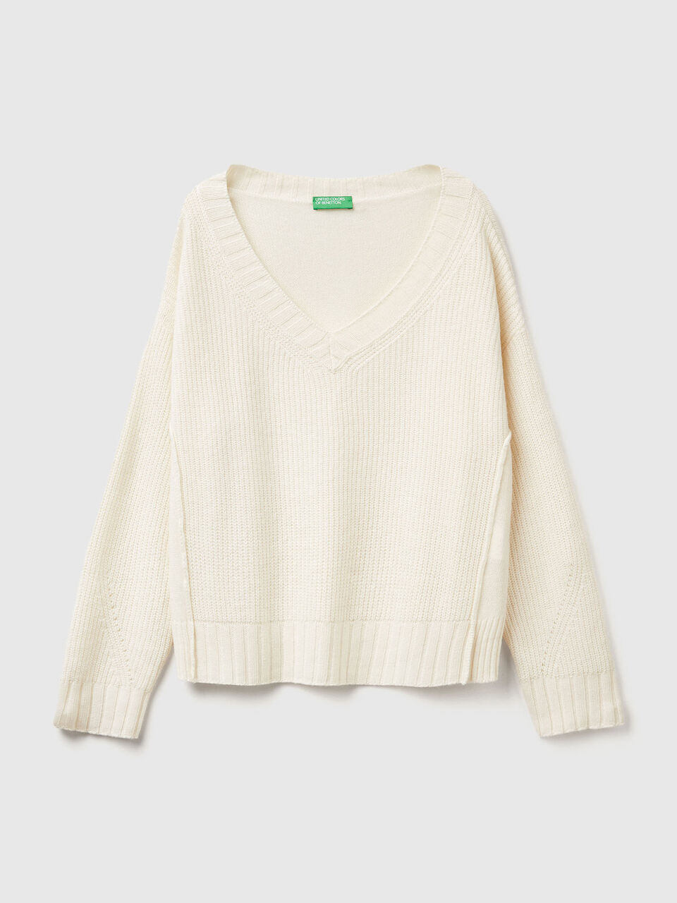 V NECK SWEATER L/S Femme image number null