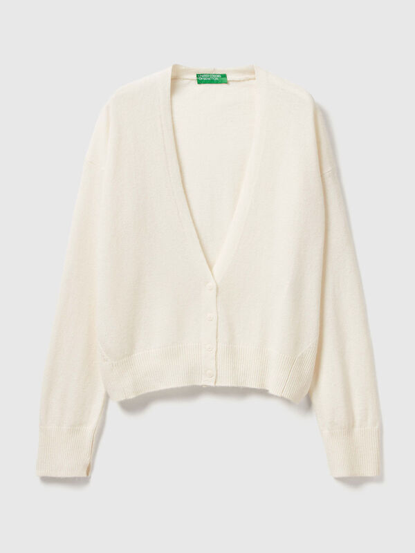 Cardigan en mélange de cachemire Femme