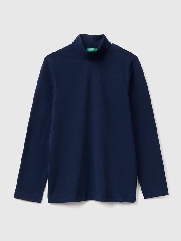 T-shirt à col roulé à manches longues Garçon