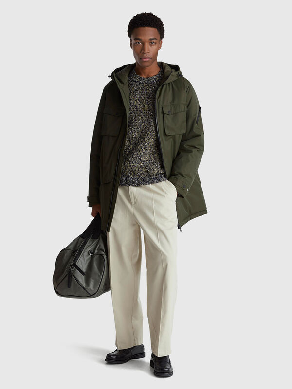 Chinos with creases Men